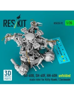 [NO_DESC] SH-60B, SH-60F, HH-60H unfolded main rotor for Kitty Hawk...