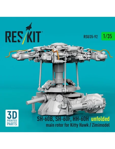 SH-60B, SH-60F, HH-60H unfolded main rotor for Kitty Hawk / Zimimod...