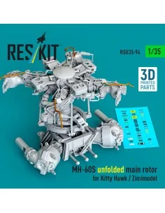 MH-60S unfolded main rotor for Kitty Hawk / Zimimodel (3D Printed),...