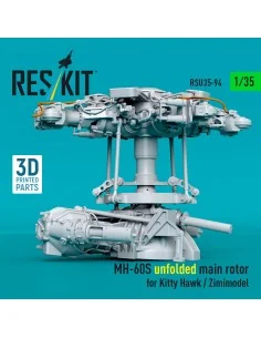 MH-60S unfolded main rotor for Kitty Hawk / Zimimodel (3D Printed),... 2