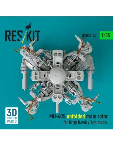 [NO_DESC] MH-60S unfolded main rotor for Kitty Hawk / Zimimodel (3D...