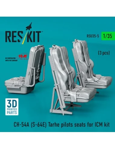[NO_DESC] CH-54A (S-64E) Tarhe pilots seats for ICM kit (3 pcs) (3D...