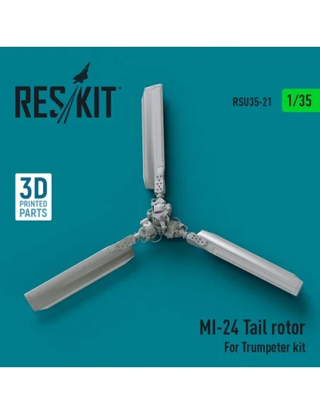 Mi-24 tail rotor for Trumpeter kit (3D printed), 1/35 - ResKit Mode...