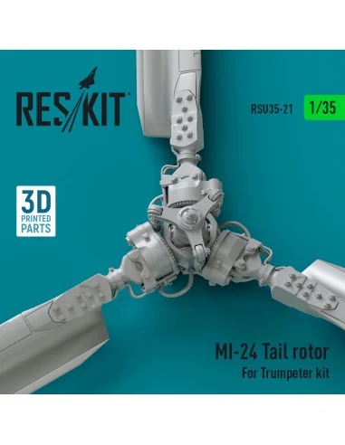 Mi-24 tail rotor for Trumpeter kit (3D printed), 1/35 - ResKit Mode...