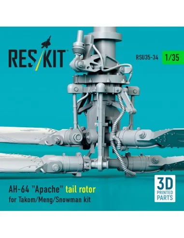 AH-64 Apache tail rotor for Takom/Meng/Snowman kit (3D Printed), 1/...