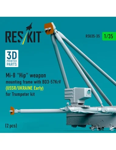 Mi-8 Hip weapon mounting frame with BD3-57KrV (USSR/UKRAINE Early) ...