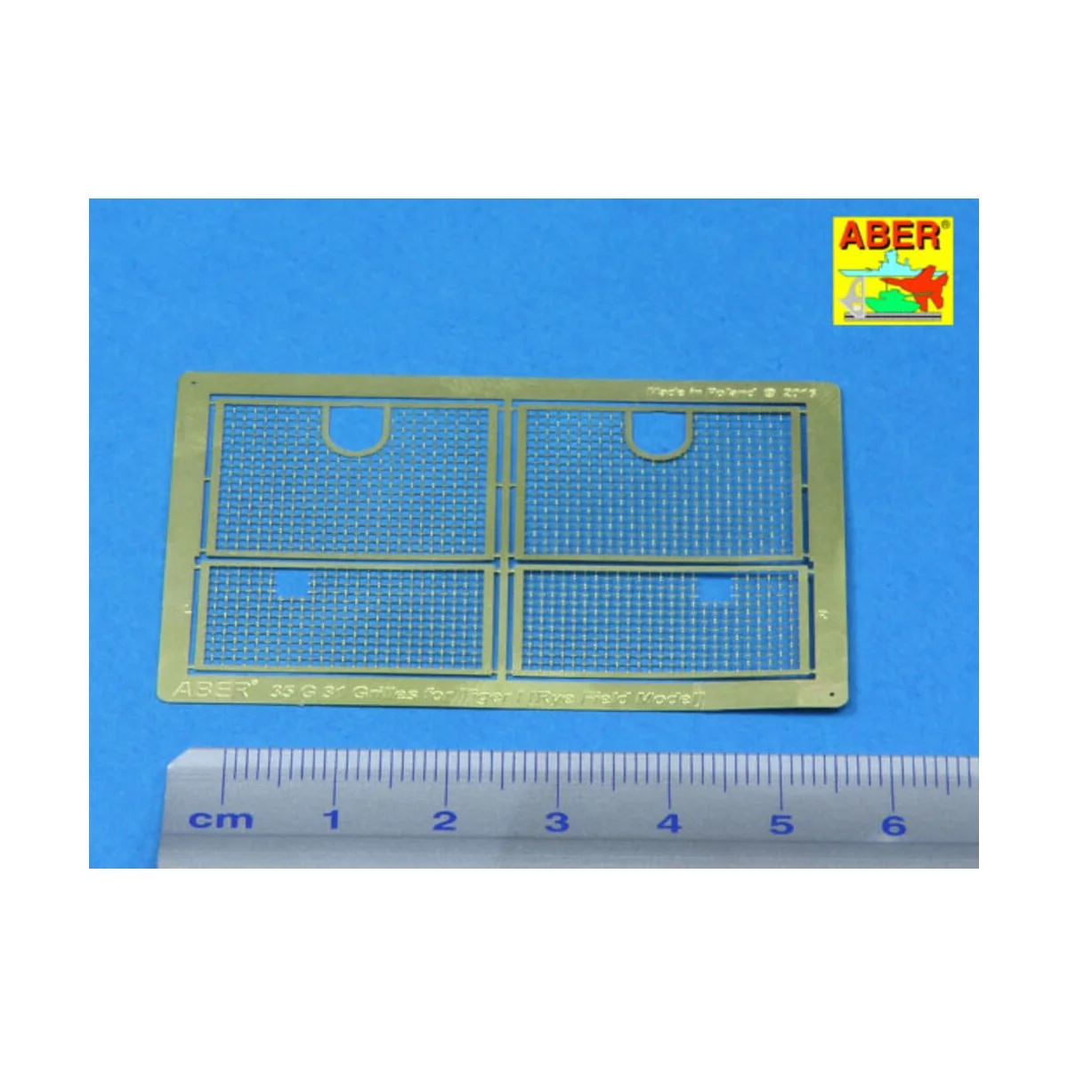 Grilles for Sd.Kfz. 181 Tiger I, 1/35 - Aber Models 35G31