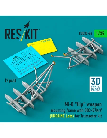 Mi-8 Hip weapon mounting frame with BD3-57KrV (UKRAINE Late) for Tr...