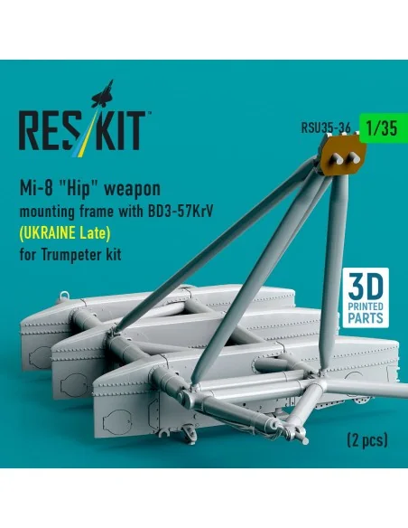 Mi-8 Hip weapon mounting frame with BD3-57KrV (UKRAINE Late) for Tr...