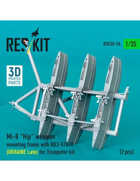 Mi-8 Hip weapon mounting frame with BD3-57KrV (UKRAINE Late) for Tr...