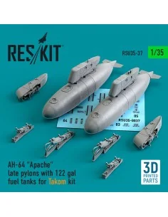 AH-64 Apache late pylons with 122 gal fuel tanks for Takom kit (3D ...