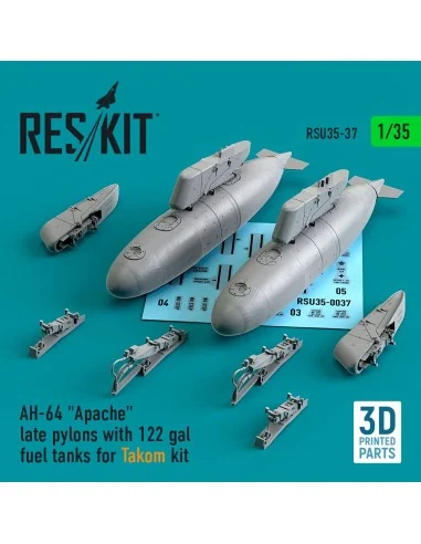 [NO_DESC] AH-64 Apache late pylons with 122 gal fuel tanks for Tako...