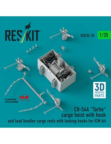 CH-54A Tarhe cargo hoist with hook and load leveller cargo reels wi...