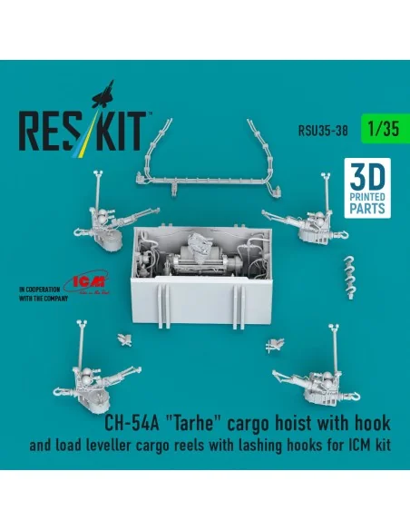 CH-54A Tarhe cargo hoist with hook and load leveller cargo reels wi...
