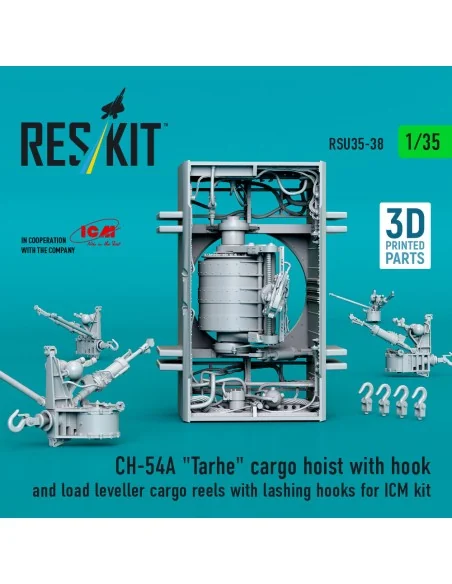 CH-54A Tarhe cargo hoist with hook and load leveller cargo reels wi...