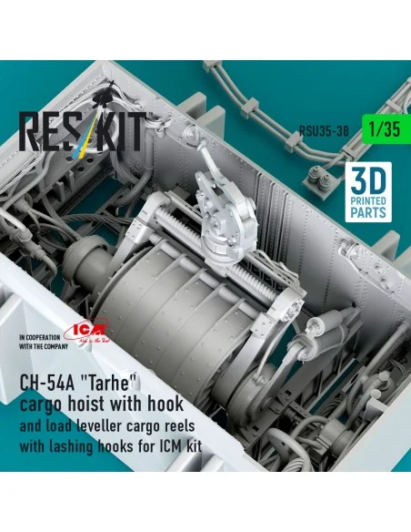 CH-54A Tarhe cargo hoist with hook and load leveller cargo reels wi...
