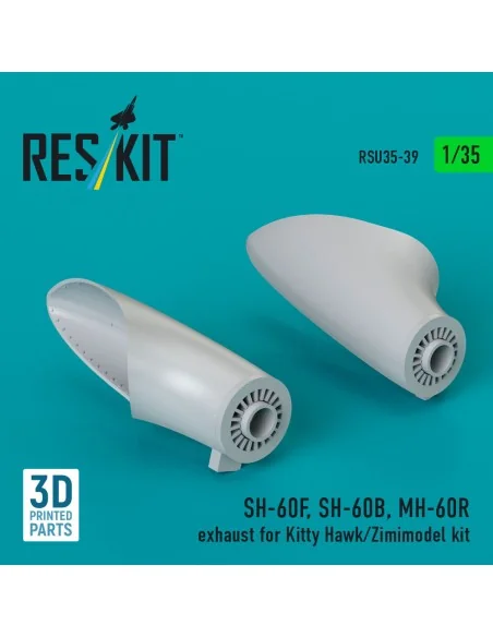 [NO_DESC] SH-60F, SH-60B, MH-60R exhaust (3D Printed) for Kitty Haw...