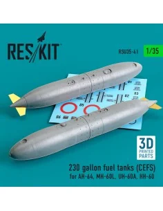 230 gallon fuel tanks (CEFS) for AH-64, MH-60L, UH-60A, HH-60 (3D P...