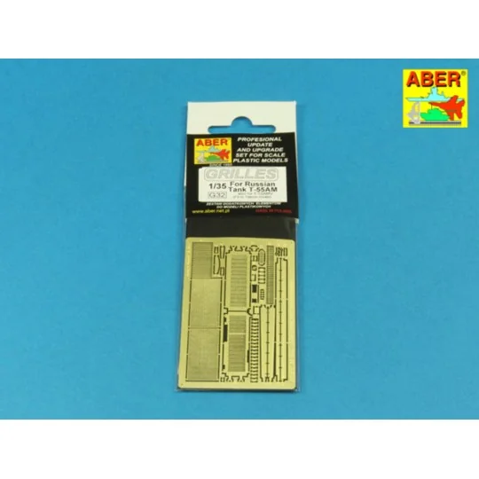 Grilles for T-55AM also for T-55AMV, 1/35 - Aber Models 35G32