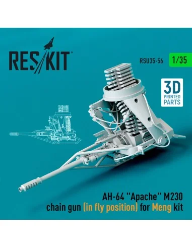 [NO_DESC] AH-64 Apache M230 chain gun (in fly position) for Meng ki...