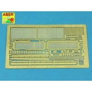 Grilles for T-55AM also for T-55AMV, 1/35 - Aber Models 35G32