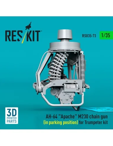 AH-64 Apache M230 chain gun (in parking position) for Trumpeter kit...