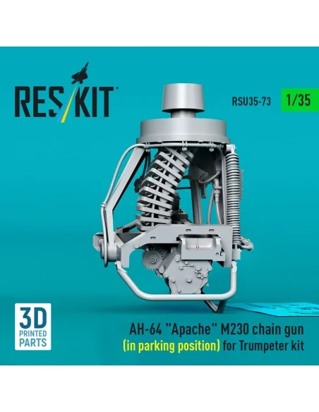 AH-64 Apache M230 chain gun (in parking position) for Trumpeter kit...