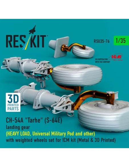 CH-54A Tarhe(S-64E) landing gear (HEAVY LOAD, Universal Military Po...