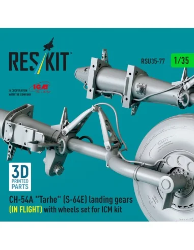 CH-54A Tarhe(S-64E) landing gear (IN FLIGHT) with wheels set for IC...