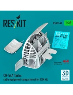 CH-54A Tarhe radio equipment compartment (3D Printed) for ICM, 1/35...