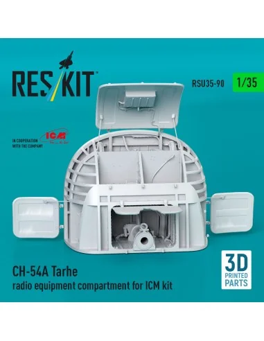 CH-54A Tarhe radio equipment compartment (3D Printed) for ICM, 1/35...