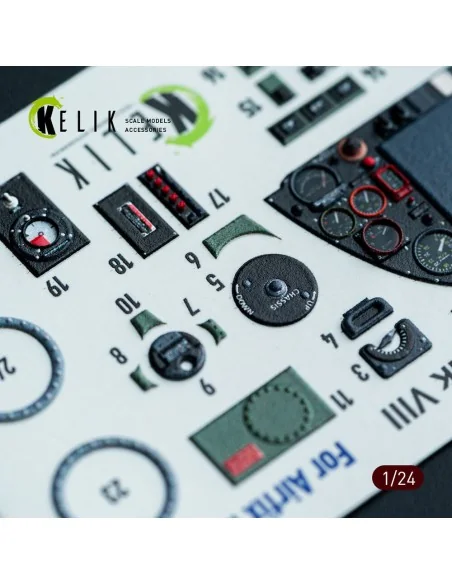 [NO_DESC] Spitfire Mk VIII interior 3D decals for Airfix kit, 1/24 ...