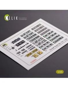 [NO_DESC] ZiL-131 series interior and exterior 3D decals for any ki...