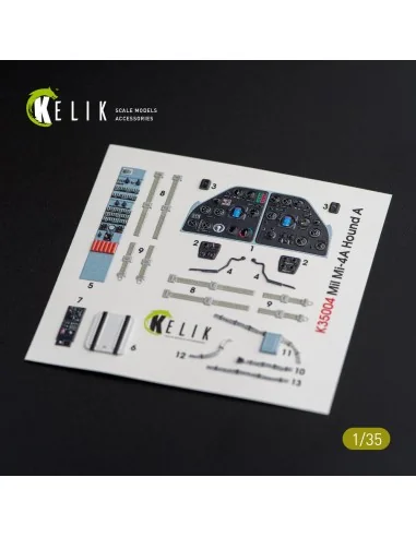 Mi-4 interior 3D decals for Trumpeter kit, 1/35 - Kelik K35004