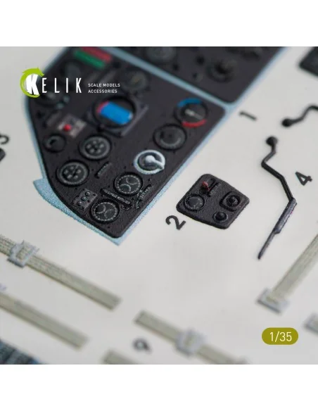 Mi-4 interior 3D decals for Trumpeter kit, 1/35 - Kelik K35004