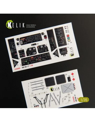 [NO_DESC] Mi-17 NATO (Black version) - Interior 3D Decal for Trumpe...