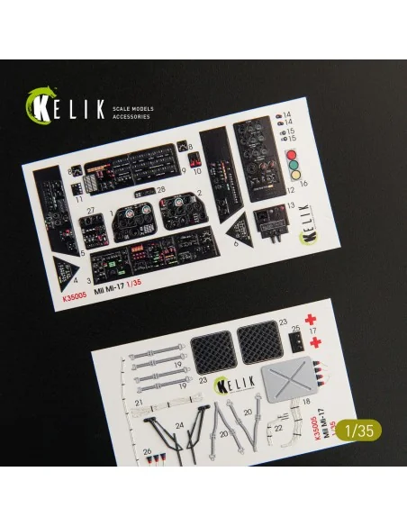 Mi-17 NATO (Black version) - Interior 3D Decal for Trumpeter, 1/35 ...