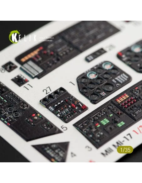 Mi-17 NATO (Black version) - Interior 3D Decal for Trumpeter, 1/35 ...