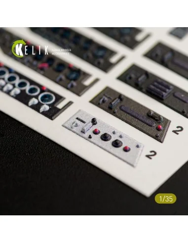 [NO_DESC] Unimog 404 interior 3D decals for ICM kit, 1/35 - Kelik K...