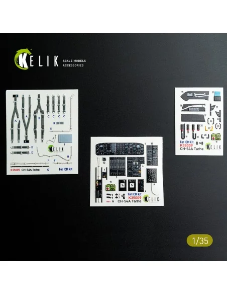 [NO_DESC] CH-54A Tarhe interior 3D decals for ICM kit, 1/35 - Kelik...