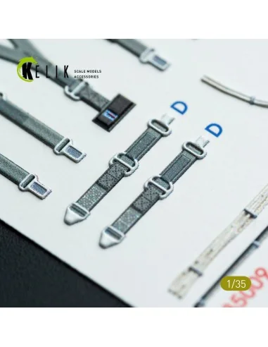 CH-54A Tarhe interior 3D decals for ICM kit, 1/35 - Kelik K35009