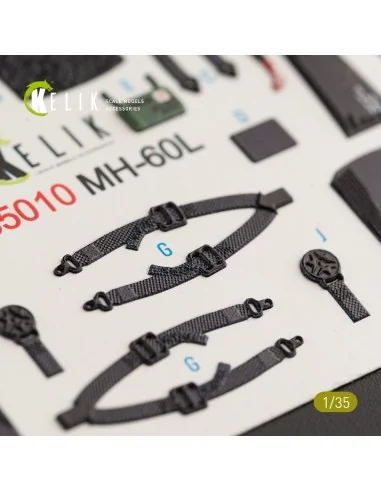 MH-60L Black Hawk interior 3D decals for Kitty Hawk / Zimimodel kit...