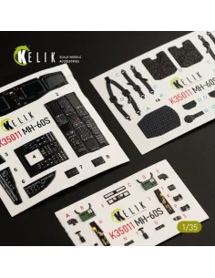 MH-60S Knight Hawk interior 3D decals for Kitty Hawk / Zimimodel ki...