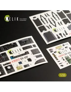 SH-60F Ocean Hawk interior 3D decals for Kitty Hawk / Zimimodel kit...