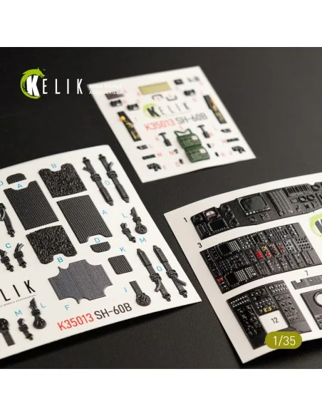 [NO_DESC] SH-60B interior 3D decals for Kitty Hawk / Zimimodel kit,...