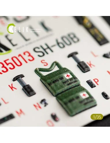 [NO_DESC] SH-60B interior 3D decals for Kitty Hawk / Zimimodel kit,...