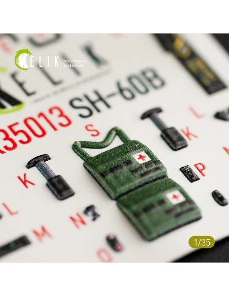 SH-60B interior 3D decals for Kitty Hawk / Zimimodel kit, 1/35 - Ke...