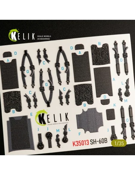 [NO_DESC] SH-60B interior 3D decals for Kitty Hawk / Zimimodel kit,...