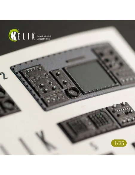 SH-60B interior 3D decals for Kitty Hawk / Zimimodel kit, 1/35 - Ke...