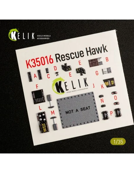 [NO_DESC] HH-60H Rescue Hawk interior 3D decals for Kitty Hawk / Zi...